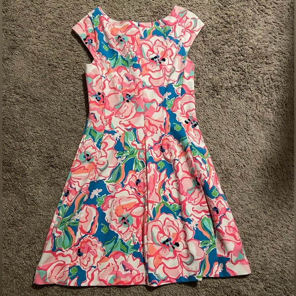 Lilly Pulitzer Briella Dress Lucky Charm Size Medium - Picture 4 of 4